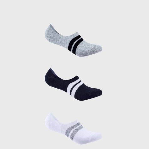 Calceta Deportiva Tripack Blanco Hombre-0