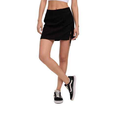 Falda Mujer Lazo Negro Fashion's Park-0