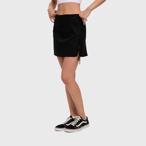 Falda Mujer Lazo Negro Fashion's Park-1