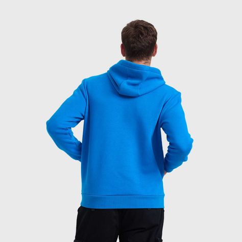Polerón Hombre Hoodie Básico Azul Fashion's Park-2