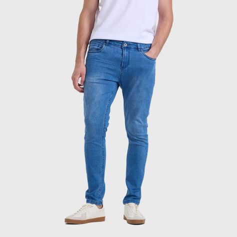 Jeans Hombre Skinny 101 Azul I Fashion's Park-1
