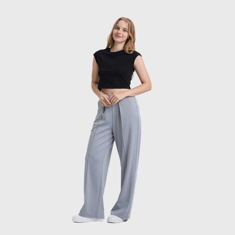 Polera Mujer Crop Negro Fashion's Park-3