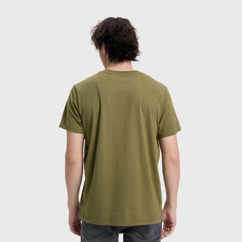 Polera Hombre Con Bolsillo Verde Militar Fashion´s Park-2