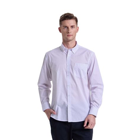 Camisa Hombre Fantasía Morado Claro Fashions Park-0