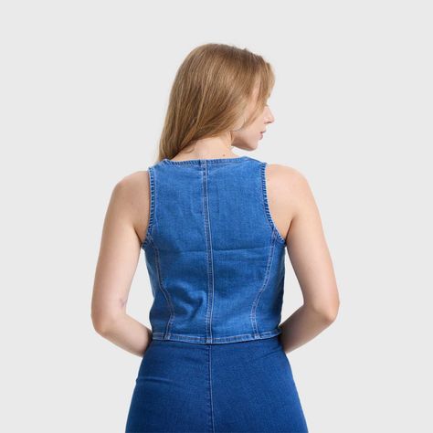 Polera Mujer Gillette Azul Fashion's Park-2