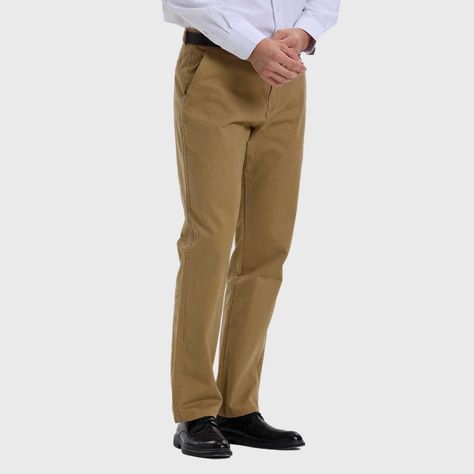 Pantalón Hombre Modelo Chino Cinturón Camel Fashion´s Park-1
