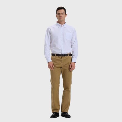 Pantalón Hombre Modelo Chino Cinturón Camel Fashion´s Park-3