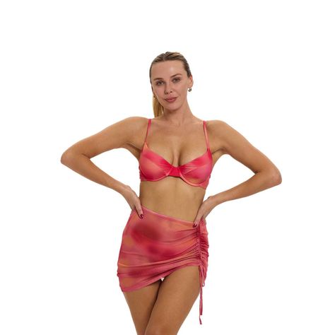 Falda Mujer Ajuste Lateral Coral Fashion's Park-0