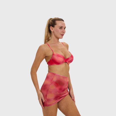 Falda Mujer Ajuste Lateral Coral Fashion's Park-1