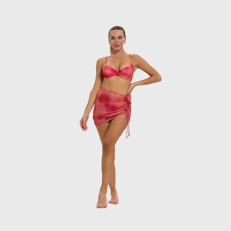Falda Mujer Ajuste Lateral Coral Fashion's Park-3