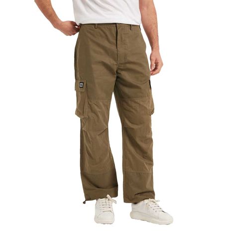 Pantalón Hombre Cargo Verde-0