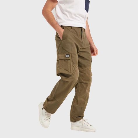 Pantalón Hombre Cargo Verde-1