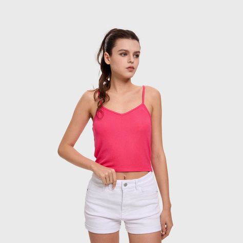 Polera Mujer Pabilo Crop Magenta Fashion's Park-1