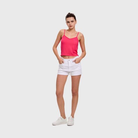 Polera Mujer Pabilo Crop Magenta Fashion's Park-3