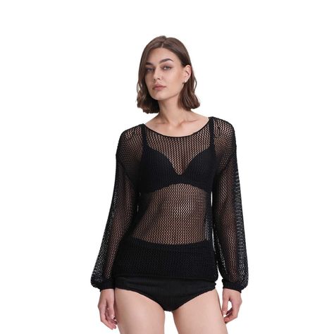 Polera Mujer Bote Calada Negro Fashion's Park-0
