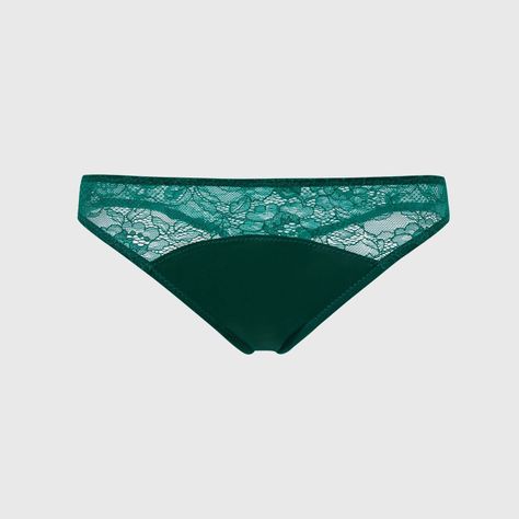 Calzón Mujer Colaless Encaje Verde Oscuro Fashions Park-1