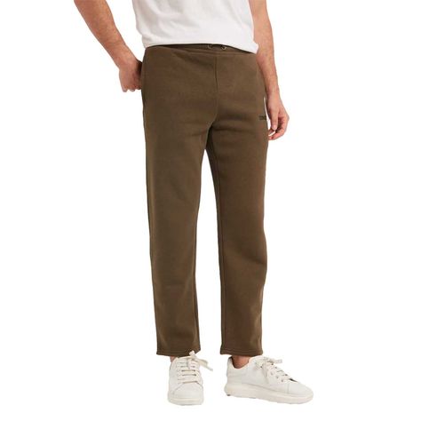 Pantalón Buzo Hombre Básico Verde Militar-0
