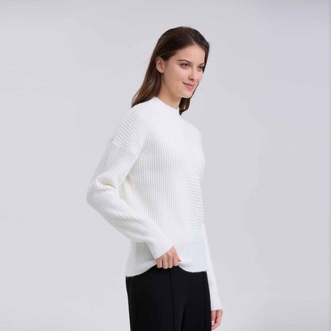 Sweater Mujer Chenille Crudo-1