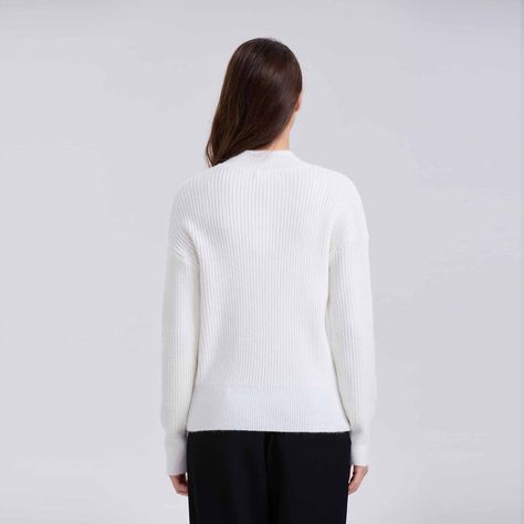 Sweater Mujer Chenille Crudo-2