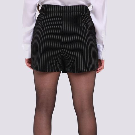 Falda Mujer Listada Negro Fashion´s Park-2