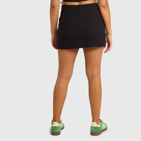 Falda Mujer Short Negro Fashions Park-2