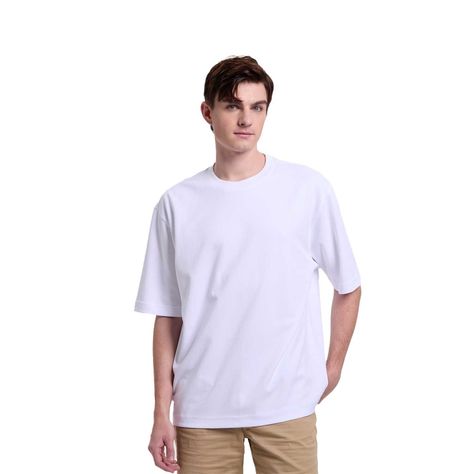 Polera Hombre Loose Fit Blanco Fashion's Park-0