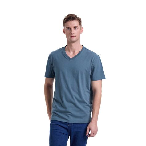 Polera Hombre Básica Verde Petroleo Ii Fashions Park-0