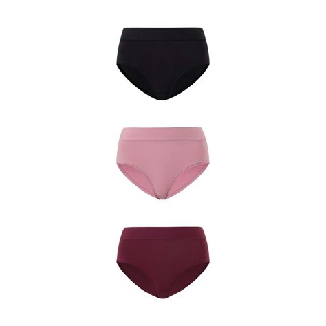 Calzón Mujer Tripack Bikini Algodón Negro Ii Fsp Fsp-0