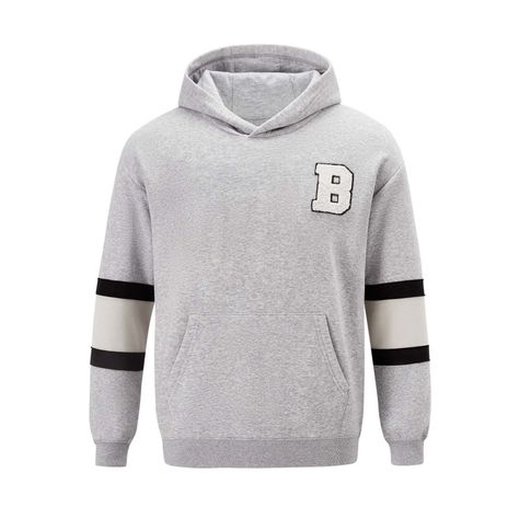 Polerón Niño Oversize Corte Gris Melange Claro-0