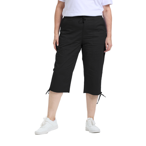 Pantalón Mujer Con Cortes Y Apertura Negro Fashion's Park-0
