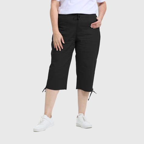 Pantalón Mujer Con Cortes Y Apertura Negro Fashion's Park-1