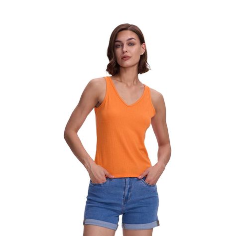 Polera Mujer Pabilo Naranjo II Fsp Fashion's Park-0