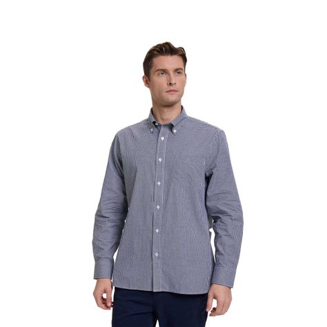 Camisa Hombre Cuadros Premium Negro Fashion's Park-0