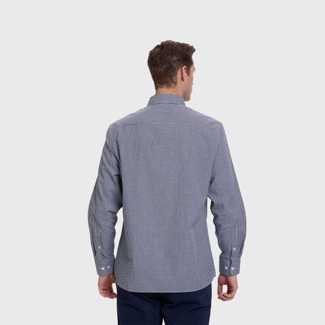 Camisa Hombre Cuadros Premium Negro Fashion's Park-2