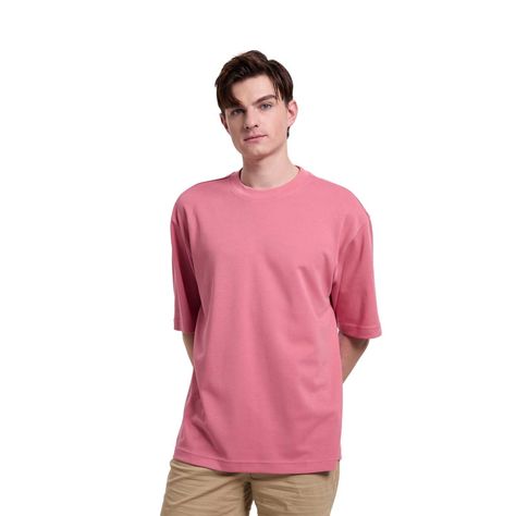 Polera Hombre Loose Fit Palo Rosa Fashion's Park-0