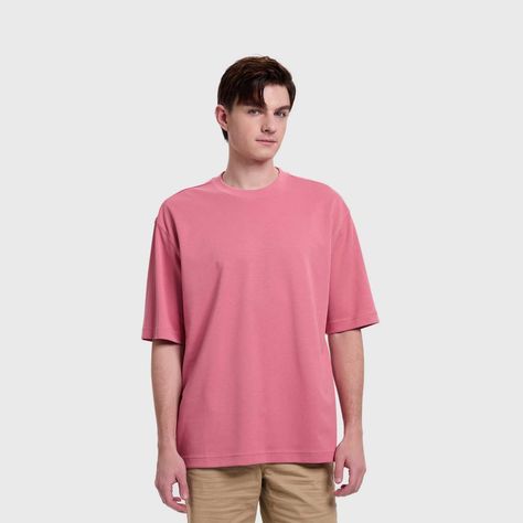 Polera Hombre Loose Fit Palo Rosa Fashion's Park-1