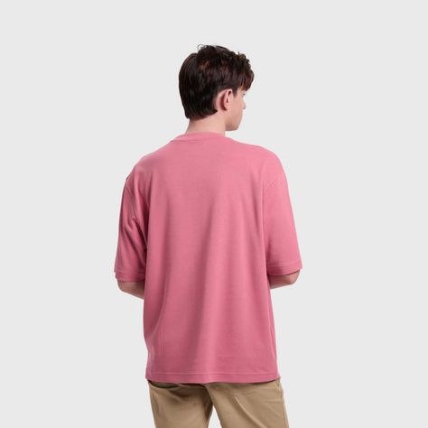 Polera Hombre Loose Fit Palo Rosa Fashion's Park-2