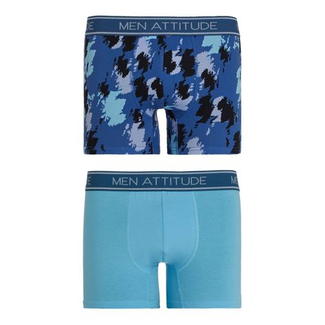 Boxer Hombre Bipack Celeste-0