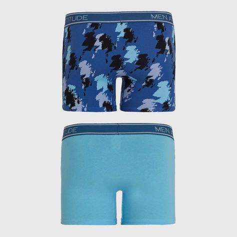 Boxer Hombre Bipack Celeste-1