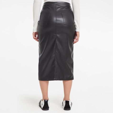 Falda Mujer Midi Negro Fashion´s Park-2