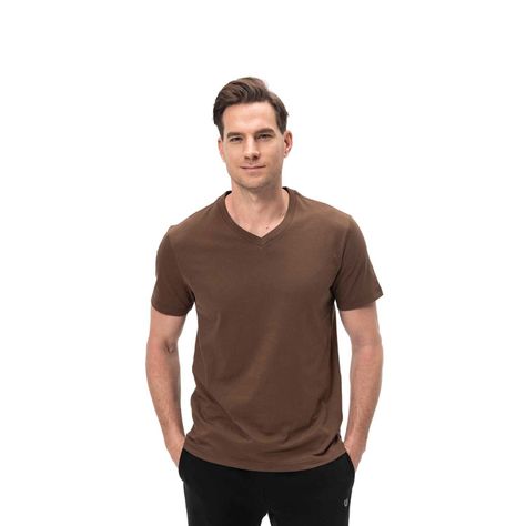 Polera Hombre Casual Básica Chocolate Fashion's Park-0