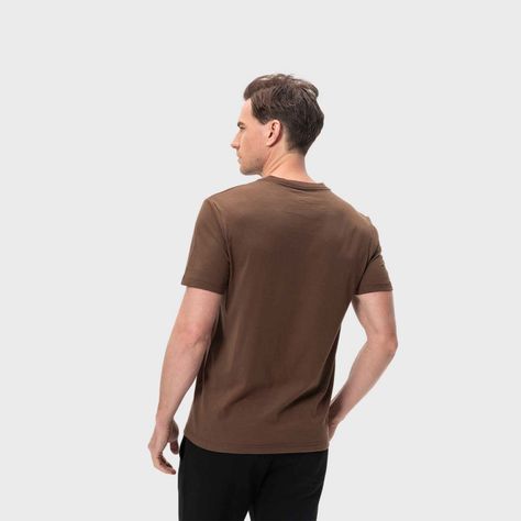 Polera Hombre Casual Básica Chocolate Fashion's Park-2