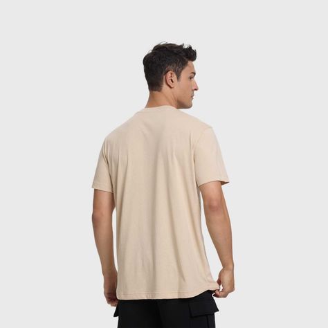 Polera Hombre Long Fit Básica Beige Fsp Fashion's Park-2