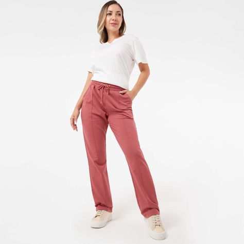 Pantalón Buzo Franela Mujer Casual-3