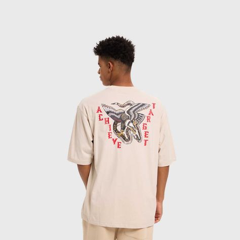 Polera Hombre Doble Print Beige Iii Fashion's Park-2