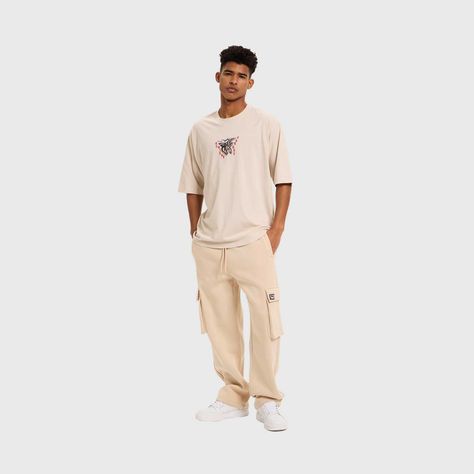 Polera Hombre Doble Print Beige Iii Fashion's Park-3