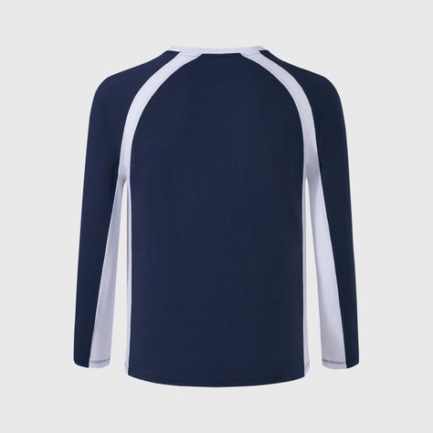Polera Niño Racing A Contraste Azul Oscuro Fashion's Park-1