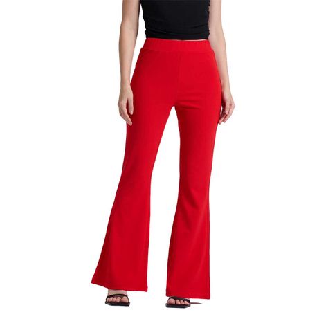 Pantalón Mujer Palazzo Rojo Fashions Park-0