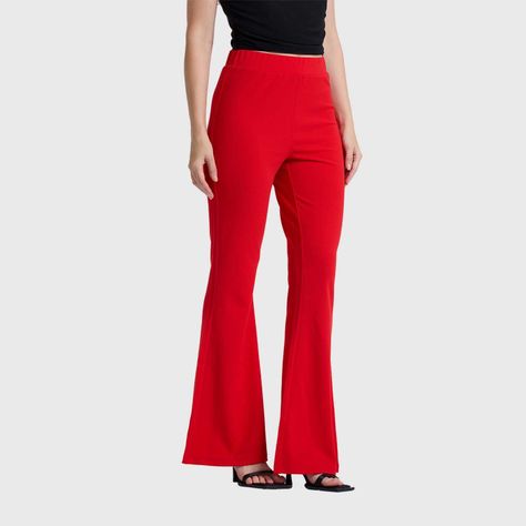Pantalón Mujer Palazzo Rojo Fashions Park-1
