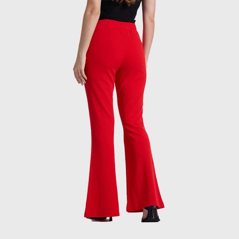Pantalón Mujer Palazzo Rojo Fashions Park-2